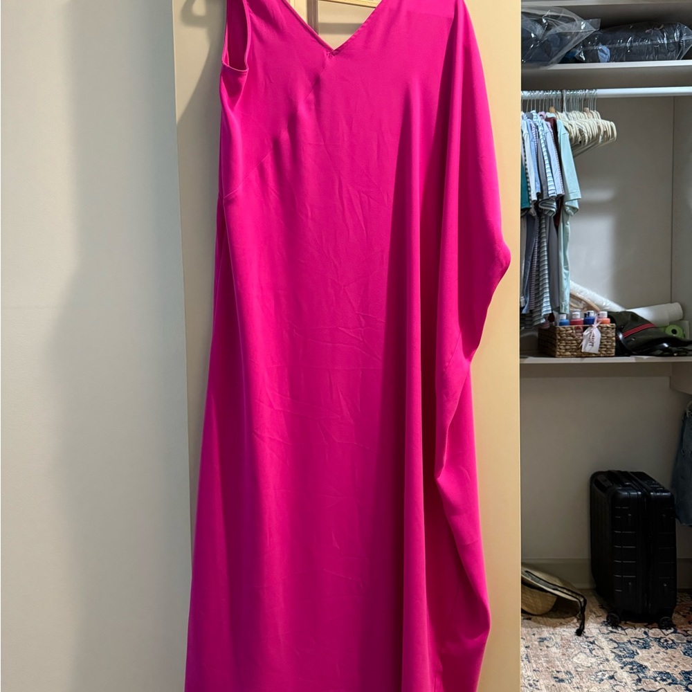 Anna Cate Mckenzie Caftan, Hot Pink View 3